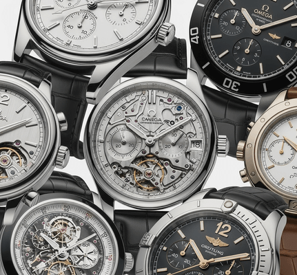 Collezione di orologi di lusso di vari brand