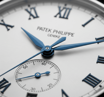 Primo piano di un quadrante di un orologio iconico