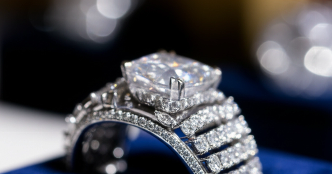 Un primo piano iperrealistico su un prezioso orologio o gioiello, che ne evidenzia la maestria artigianale e l'eleganza senza tempo, simbolo del prestigio di Chopard.